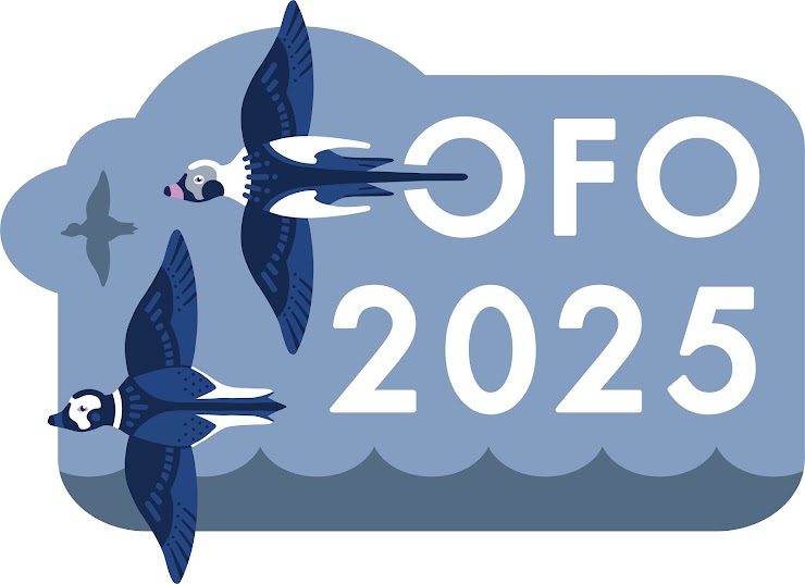 OFO Bird of the year logo of a Long-tailed duck